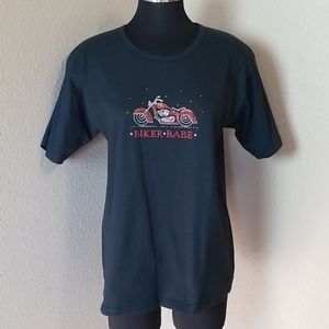 Christine Alexander Black Biker Babe Tee